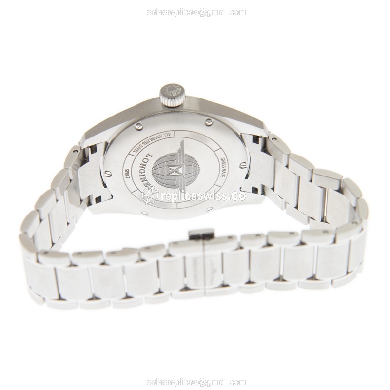 Longines Spirit Replica - Automatic - Steel Case - Blue Dial, Silver Strap - View 4