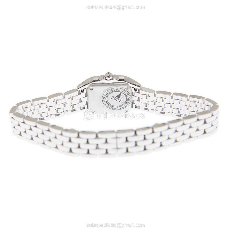 Cartier Panthere Replica Watch - Quartz - Silver Dial - View 4