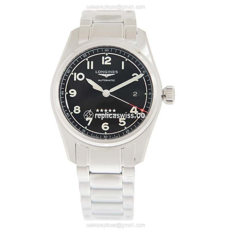 Longines L3.810.4.53.6 Replica - Automatic - Stainless Steel Case - White Dial - View 2