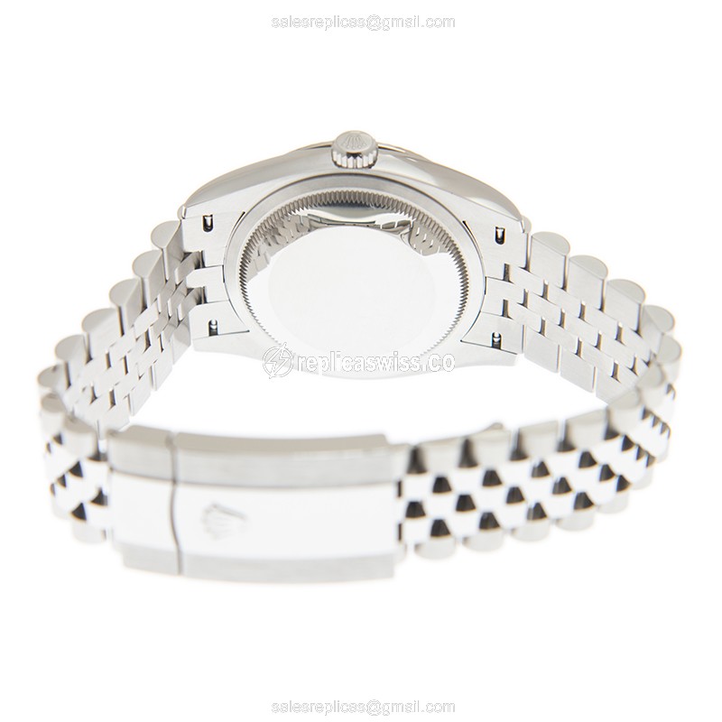 Rolex DATEJUST 126234-0011 Replica - Automatic - White Gold & Steel - Blue Dial - View 4