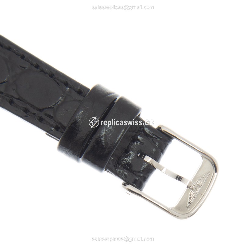 Longines Presence Replica - Automatic - White Dial - Leather Strap, Buckle Clasp - View 4