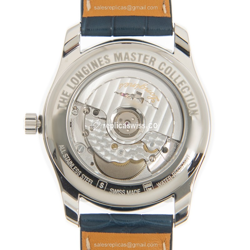 Rolex Submariner Replica | Automatic | Steel Case, Blue Dial | Blue Leather Strap - View 3