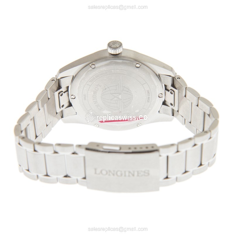 Longines Spirit Replica - Automatic - Steel Case - Blue Dial, Silver Clasp - View 4