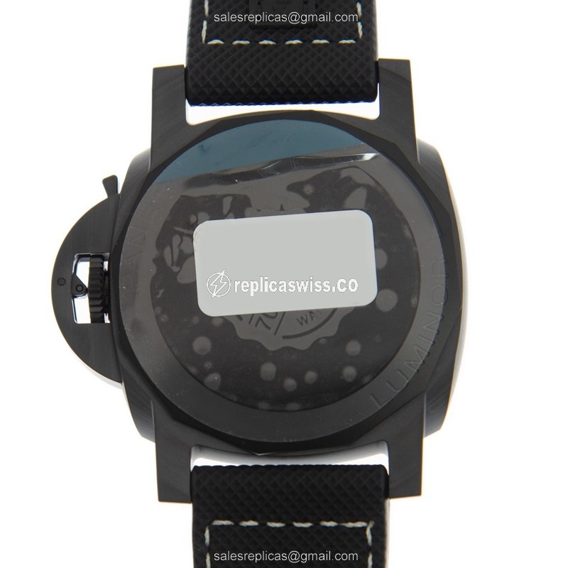 Panerai Luminor Marina Replica - Automatic - Black Rubber - 44mm - View 3