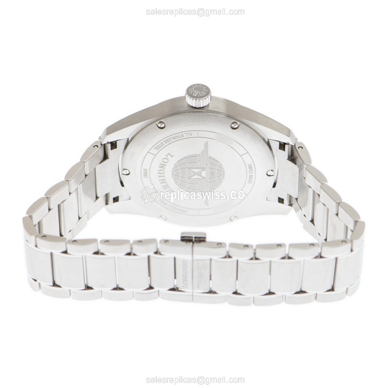Longines L3.811.4.73.6 Spirit - Stainless Steel - Automatic - Silver Dial on Steel Strap - View 4