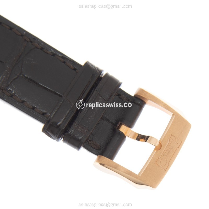 Chopard L.U.C 161963-5001 Manual Wind - 18kt Rose Gold - White Dial - Leather Brown Strap - Buckle Clasp - View 4
