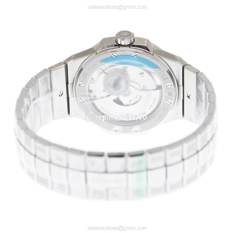 Chopard Alpine Eagle Replica - Automatic - Steel Case - Blue Dial - Silver Strap - View 4
