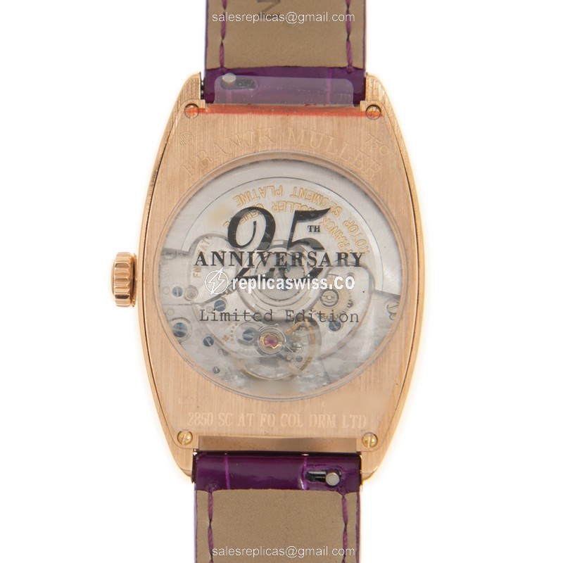 Franck Muller 2850 SC AT FO COL DRM 25TH LTD (5N) GENEVE Automatic 18kt Rose Gold - View 3