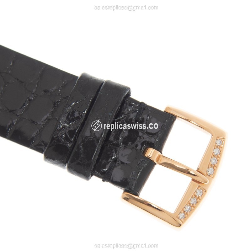 Franck Muller 3002 L QZ R D3 GALET - Quartz - 18kt Rose Gold - Silver Dial - Leather Strap - View 4