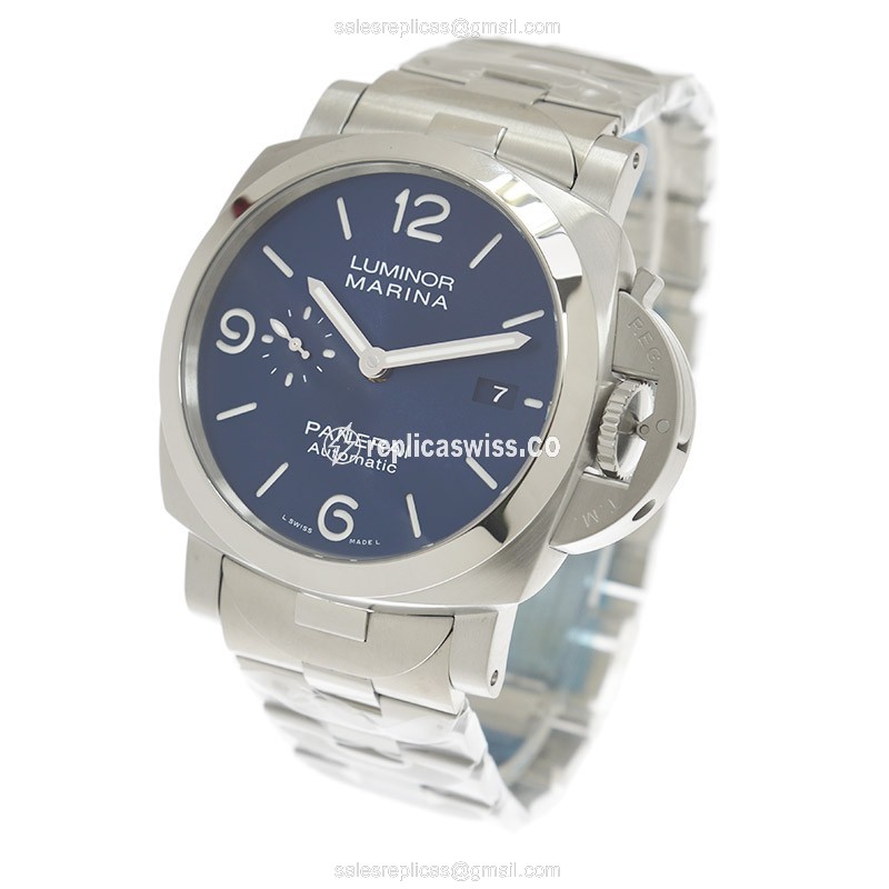 Panerai PAM01316 Replica - Automatic - Stainless Steel - Blue Dial - Silver Clasp - View 3