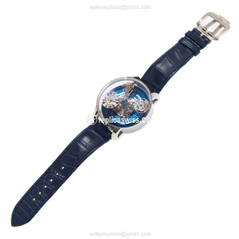Jacob & Co Astronomia - Replica Watch - Blue Dial - Steel - View 2