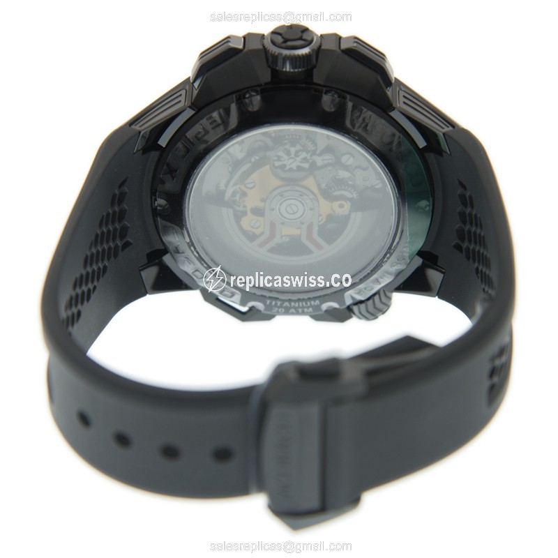 Jacob & Co EC311.21.SD.BB.AHA4D - Titanium Case - Black Dial - Rubber Black Strap - Automatic Movement - View 4