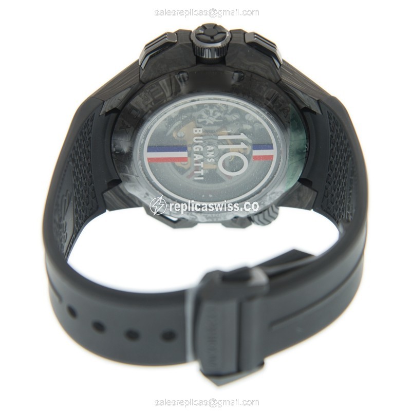 Jacob & Co. EC333.29.AA.AA.AHA4D - Automatic - Titanium Case - Black Dial - Black Rubber Strap - View 4