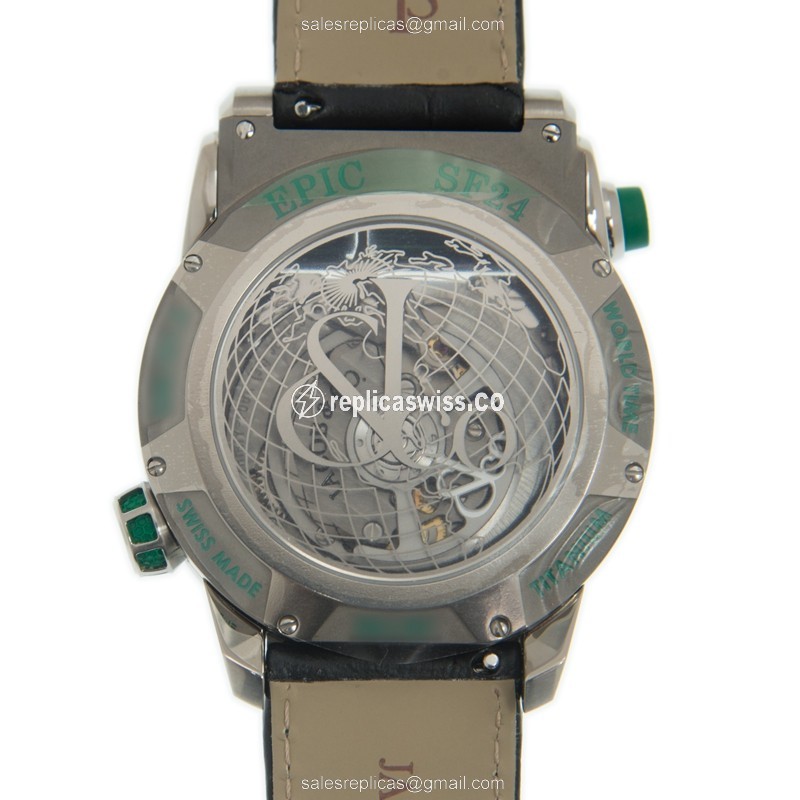 Jacob & Co EPIC SF24 Replica - Auto - Titanium - Black Dial - View 3