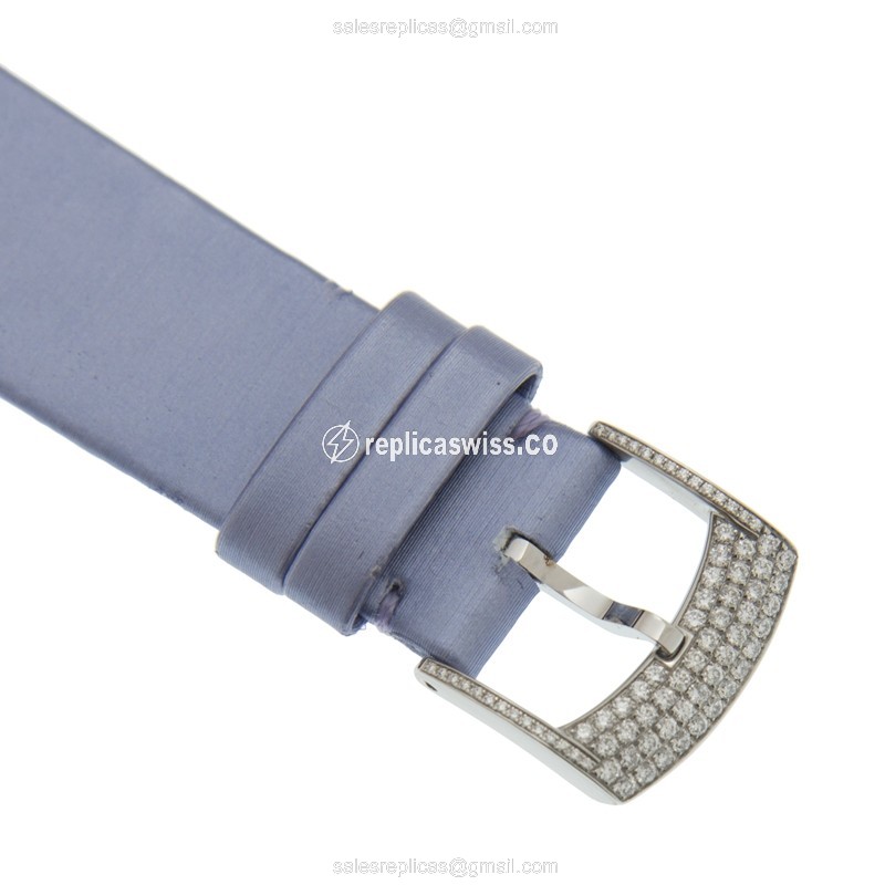 Jacob & Co BQ020.10.RD.PL.ABSAA - Quartz - White Dial - Buckle Clasp - Purple Silk Strap - View 4
