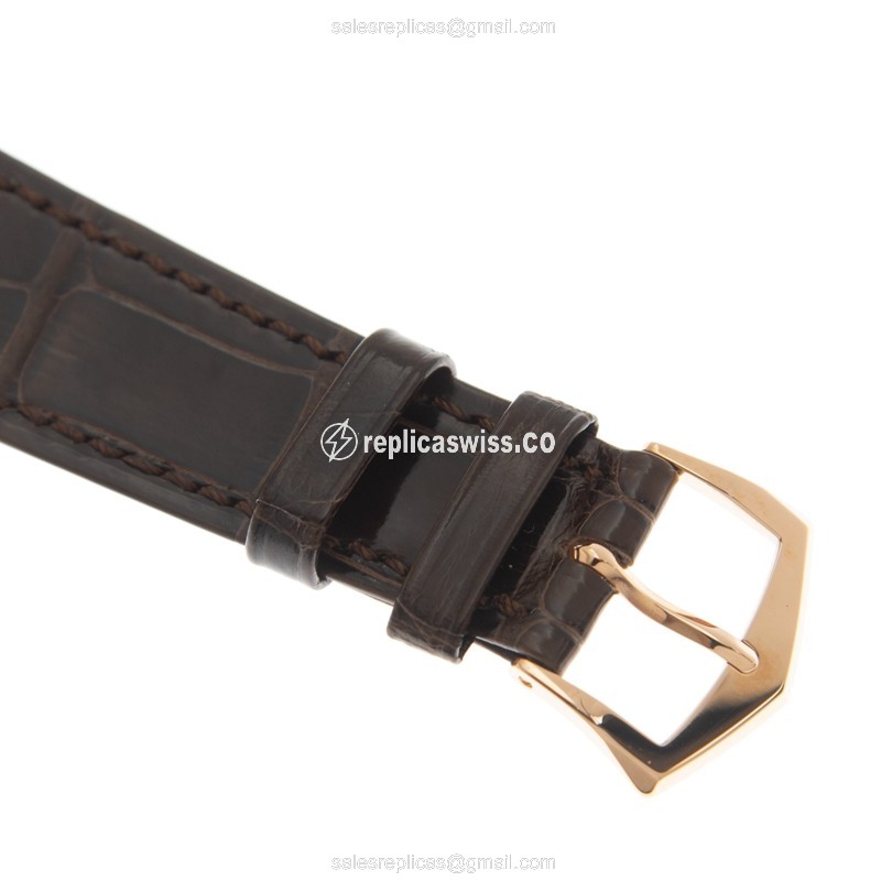 Patek Philippe 5940R-001 Grand Complications Replica - Automatic - 18kt Rose Gold - White Dial - Leather Brown Strap - View 4