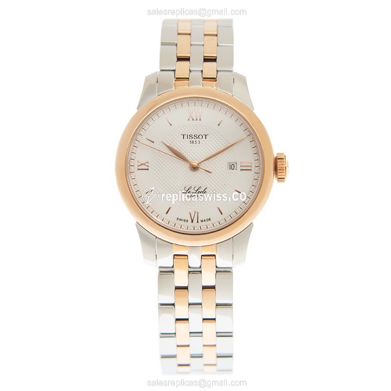 Tissot T-Classic Replica - Automatic - Rose Gold - Silver Dial - View 2