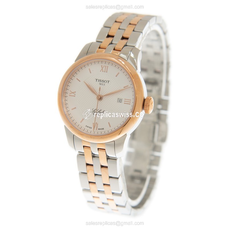 Tissot T-Classic Replica - Automatic - Rose Gold - Silver Dial - View 3