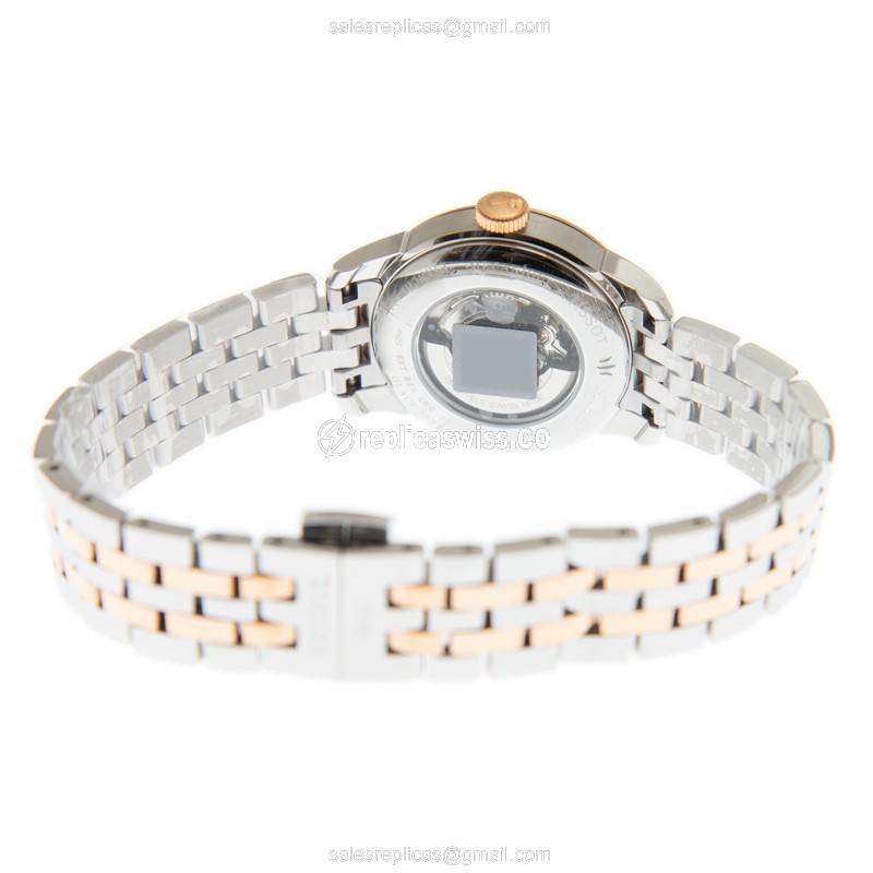 Tissot T-Classic Replica - Automatic - Rose Gold - Silver Dial - View 4