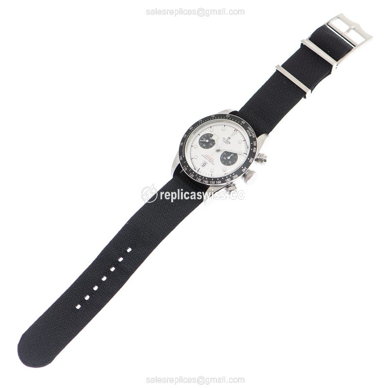 Replica Watch Tudor Black Bay Chrono - Steel - White Dial - View 2