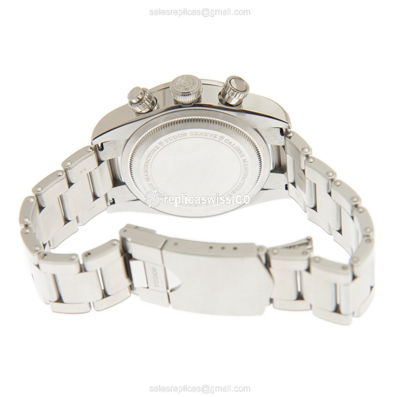 Tudor Black Bay Chrono Replica - Automatic - Steel - Black - Silver Steel Clasp - View 4