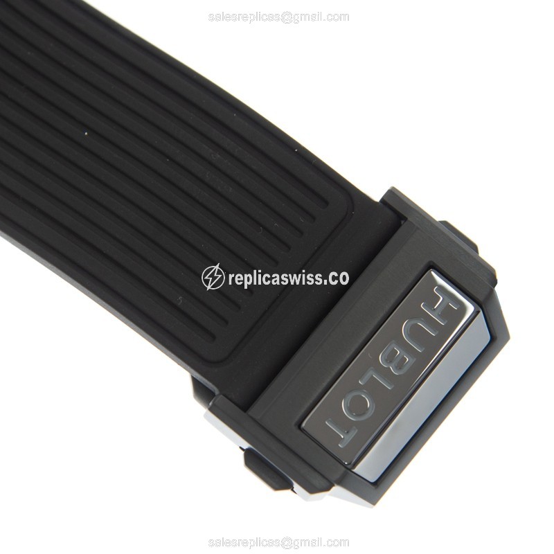 Hublot Spirit of Big Bang Replica - Manual - Ceramic - Transparent - Black Rubber Clasp - View 4