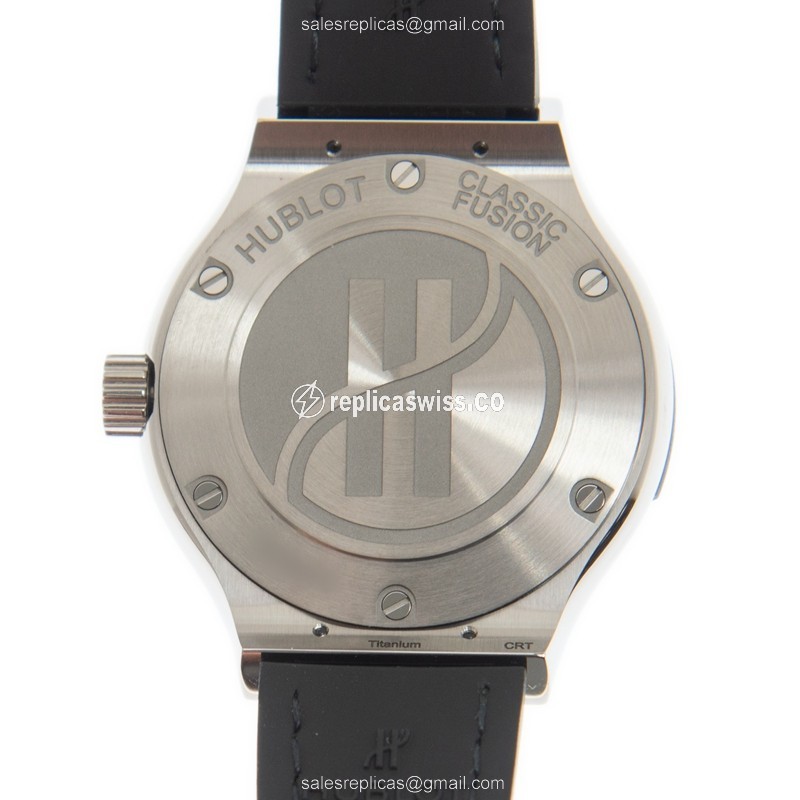Hublot Classic Fusion Replica Watch - Titanium - Green Dial - View 3