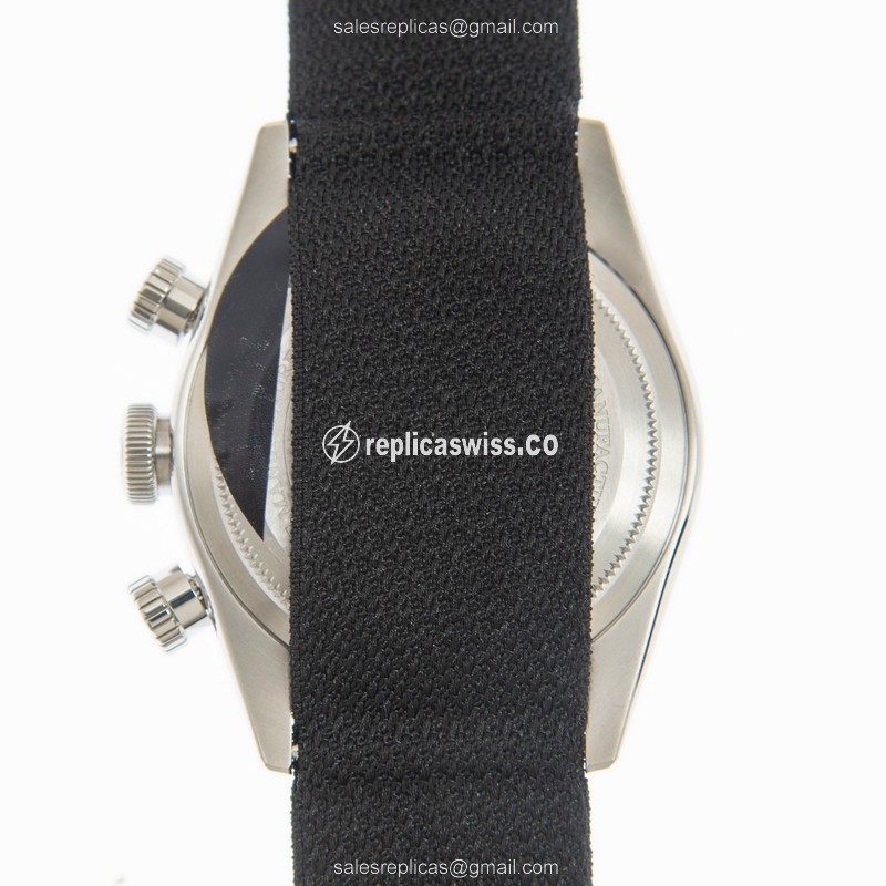 Tudor Black Bay 1958 Replica - Automatic - Steel Case - Black - Canvas strap - View 3