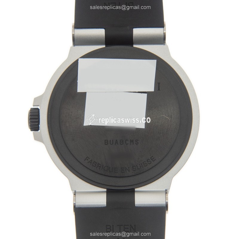 Bulgari 103445 Aluminum Titanium - Automatic - Black Dial - Rubber Strap - Buckle Clasp - View 3