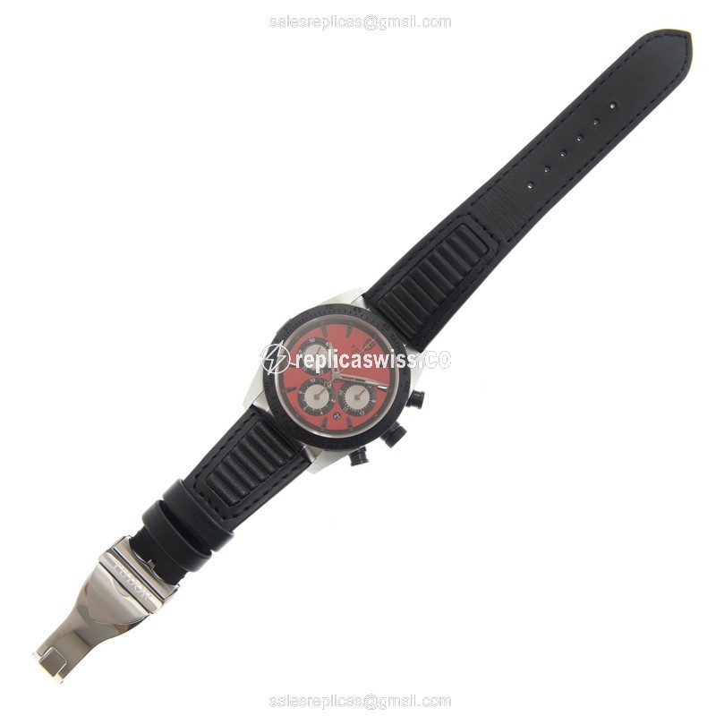 Tudor Fastrider Chrono Replica Watch - Automatic - Red Dial - View 2