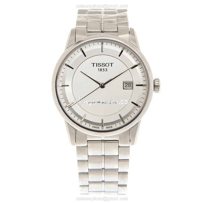 Tissot Luxury Replica Watch - Automatic - Steel - Silver - View 2