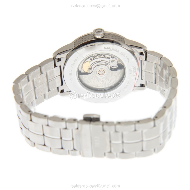 Tissot Luxury Replica Watch - Automatic - Steel - Silver - View 4
