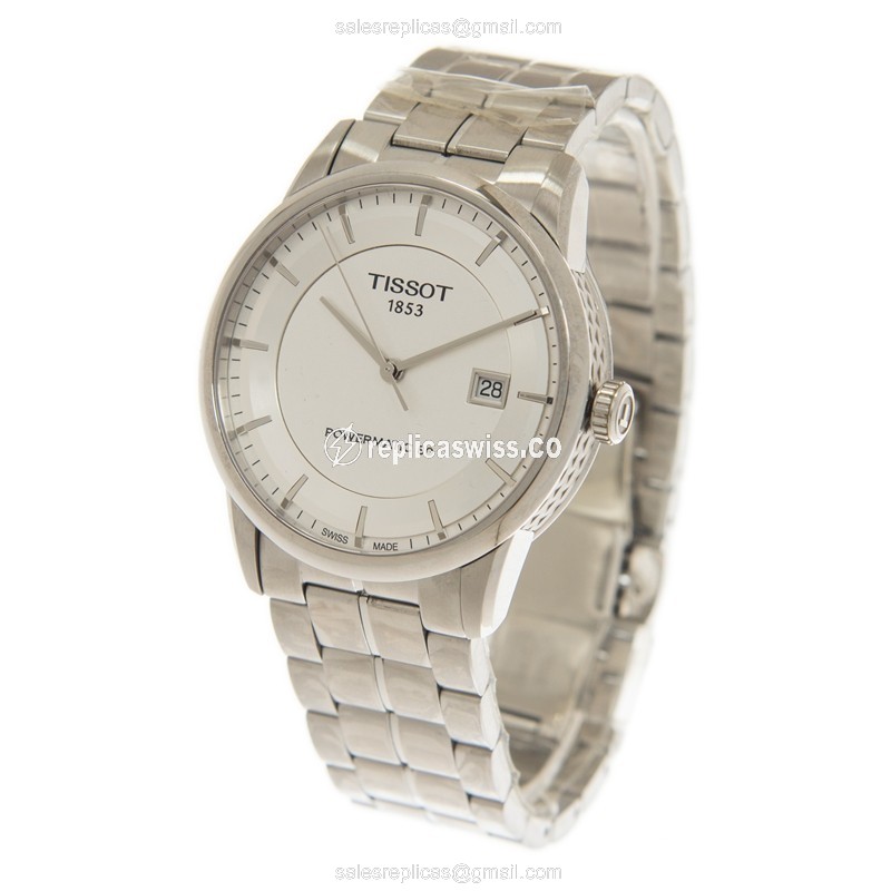 Tissot Luxury Replica Watch - Automatic - Steel - Silver - View 3