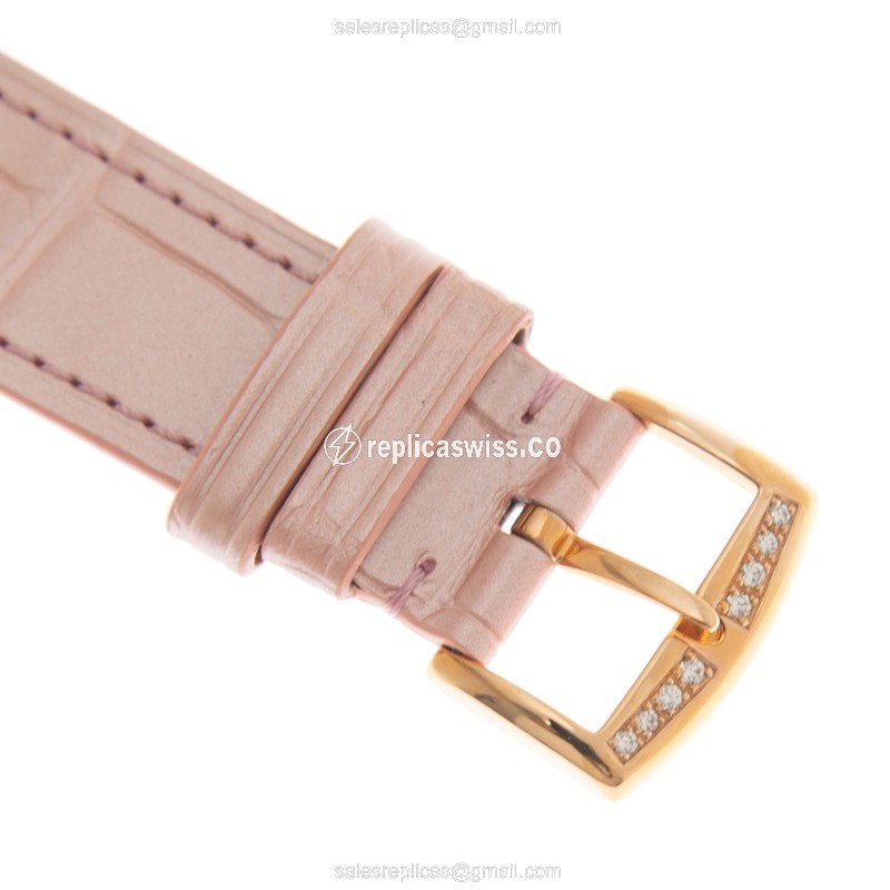 Franck Muller 952 QZ REL 8CD MOP RS D 1R (5N)-PINK LONG ISLAND Quartz 18kt Rose Gold & Diamonds - View 4