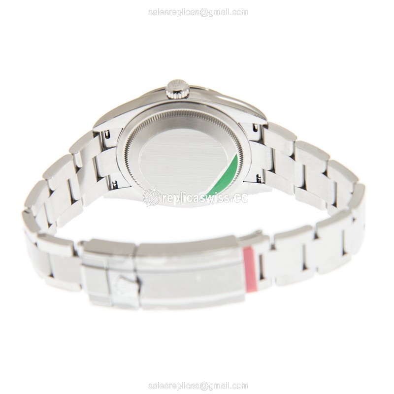 Rolex Explorer Replica - Automatic - Black on Silver - Steel Case - View 4