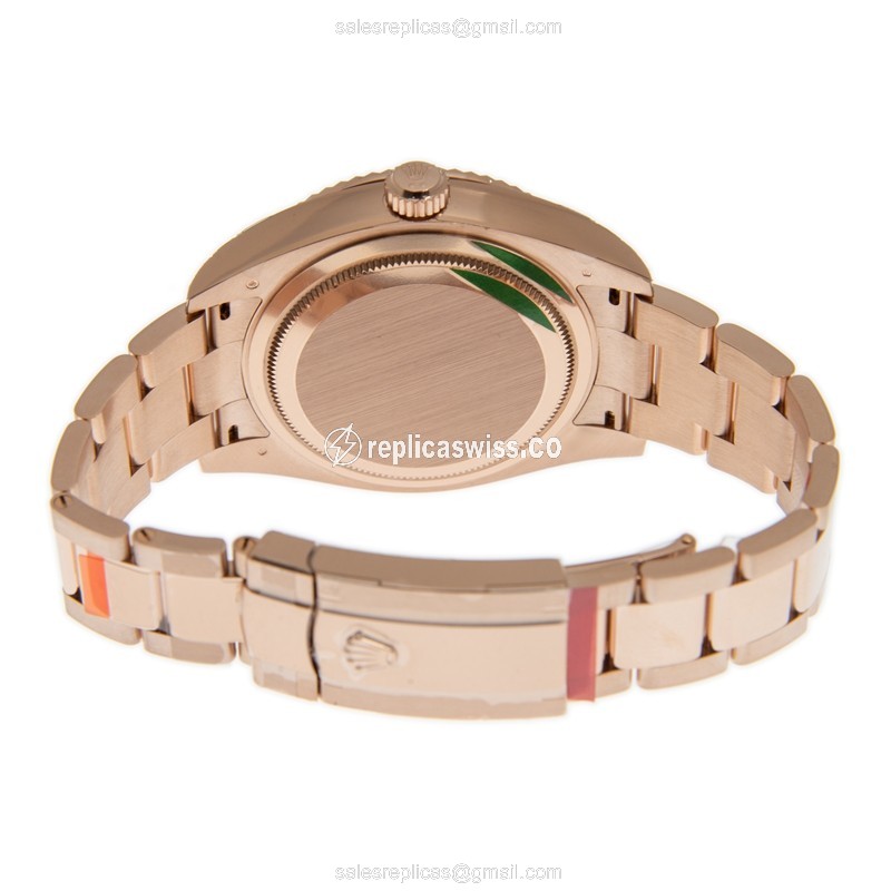 Rolex Sky-Dweller Replica | Automatic | 18kt Gold Case | Brown Dial - View 4