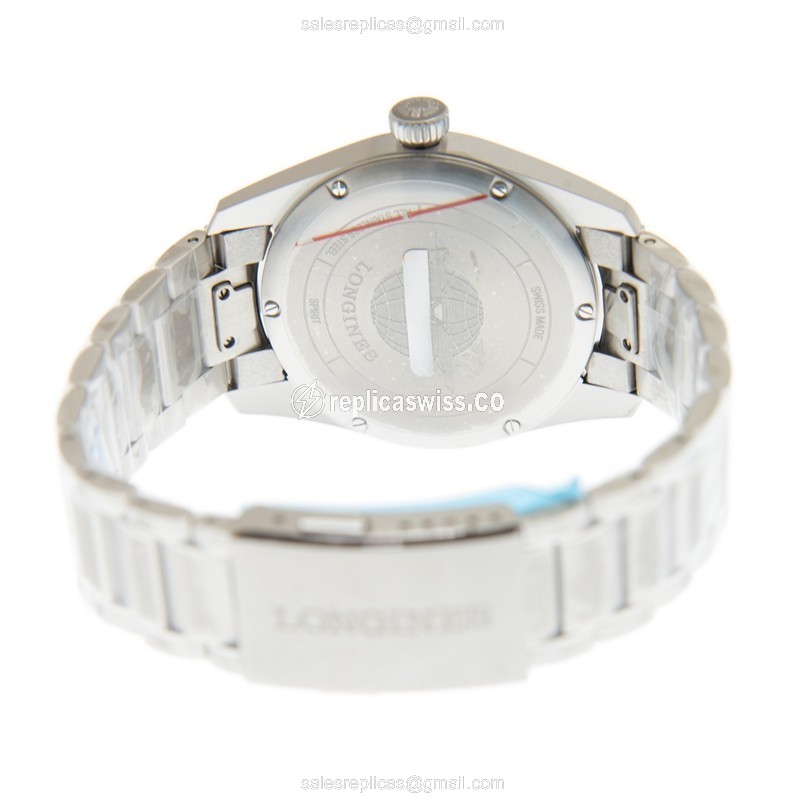 Longines Spirit Replica - Automatic - Green Dial on Silver Steel Strap - View 4