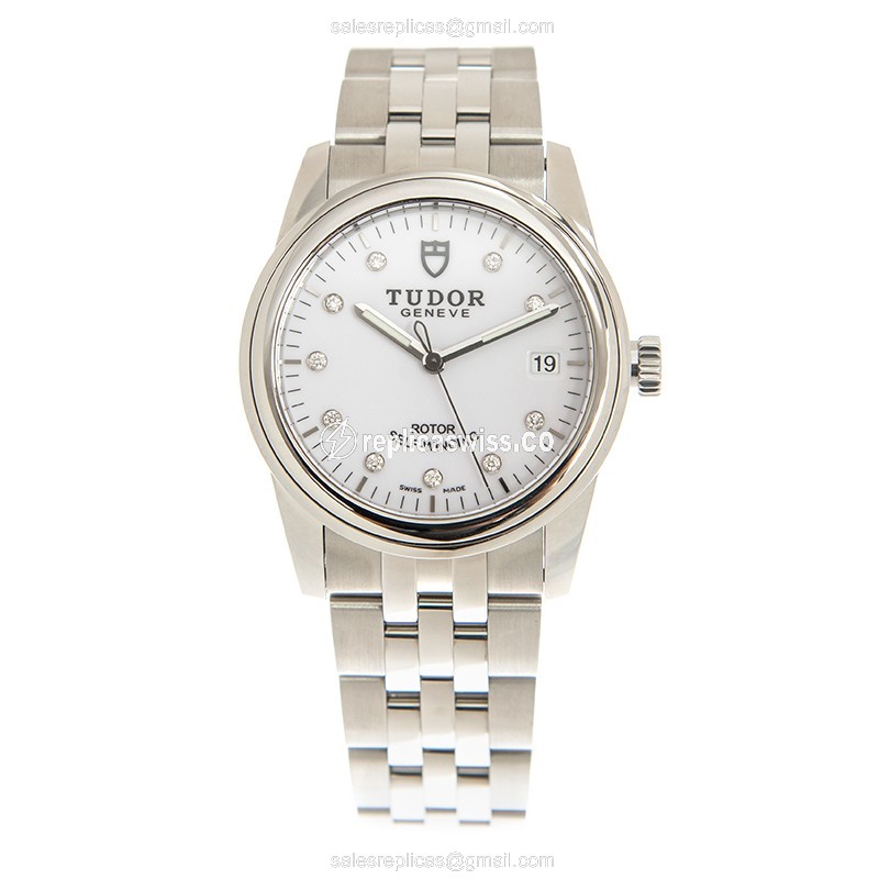 Tudor 55000-68050-10DI-WT GLAMOUR DATE Automatic Stainless Steel - View 2