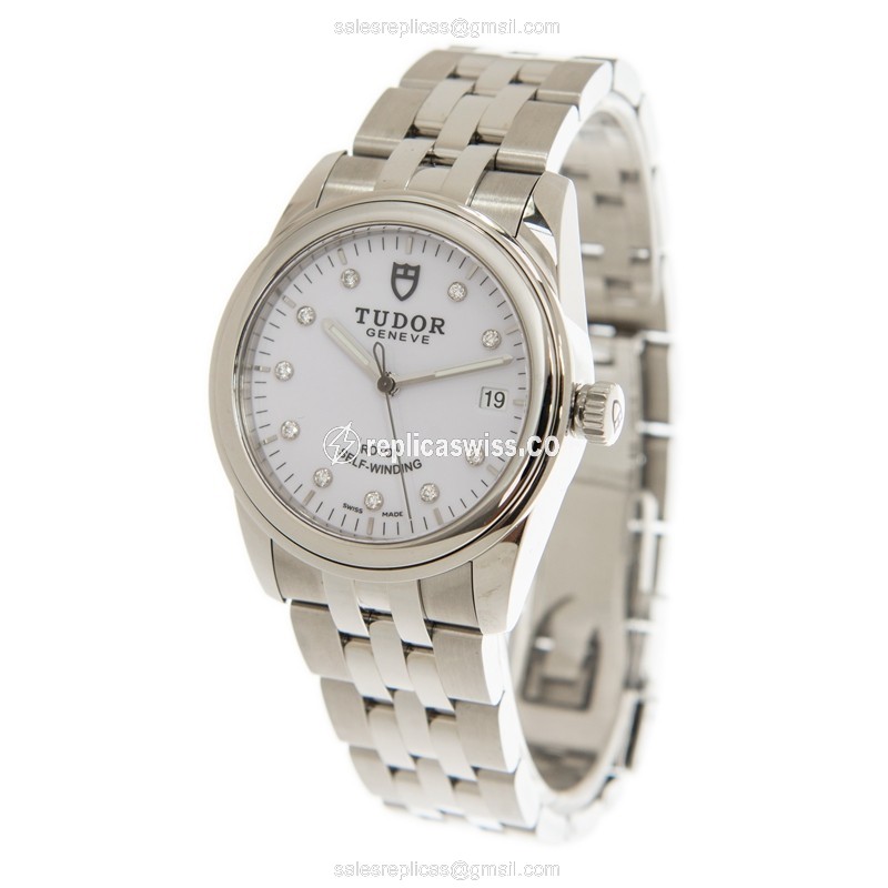 Tudor 55000-68050-10DI-WT GLAMOUR DATE Automatic Stainless Steel - View 3