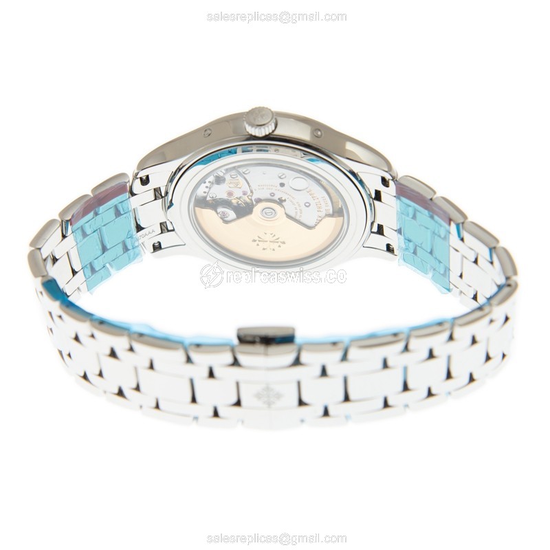 Patek Philippe 4947/1A-001 Replica - Automatic - Blue Dial - Silver Steel - View 4
