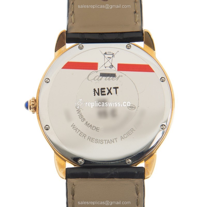 Cartier W6700455 RONDE SOLO DE CARTIER Quartz 18kt Yellow Gold - View 3