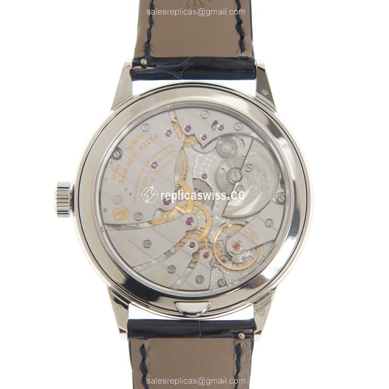 Patek Philippe 5236P-001 Grand Complications - Auto - Blue Dial - Platinum Case - Alligator Blue Strap - View 3