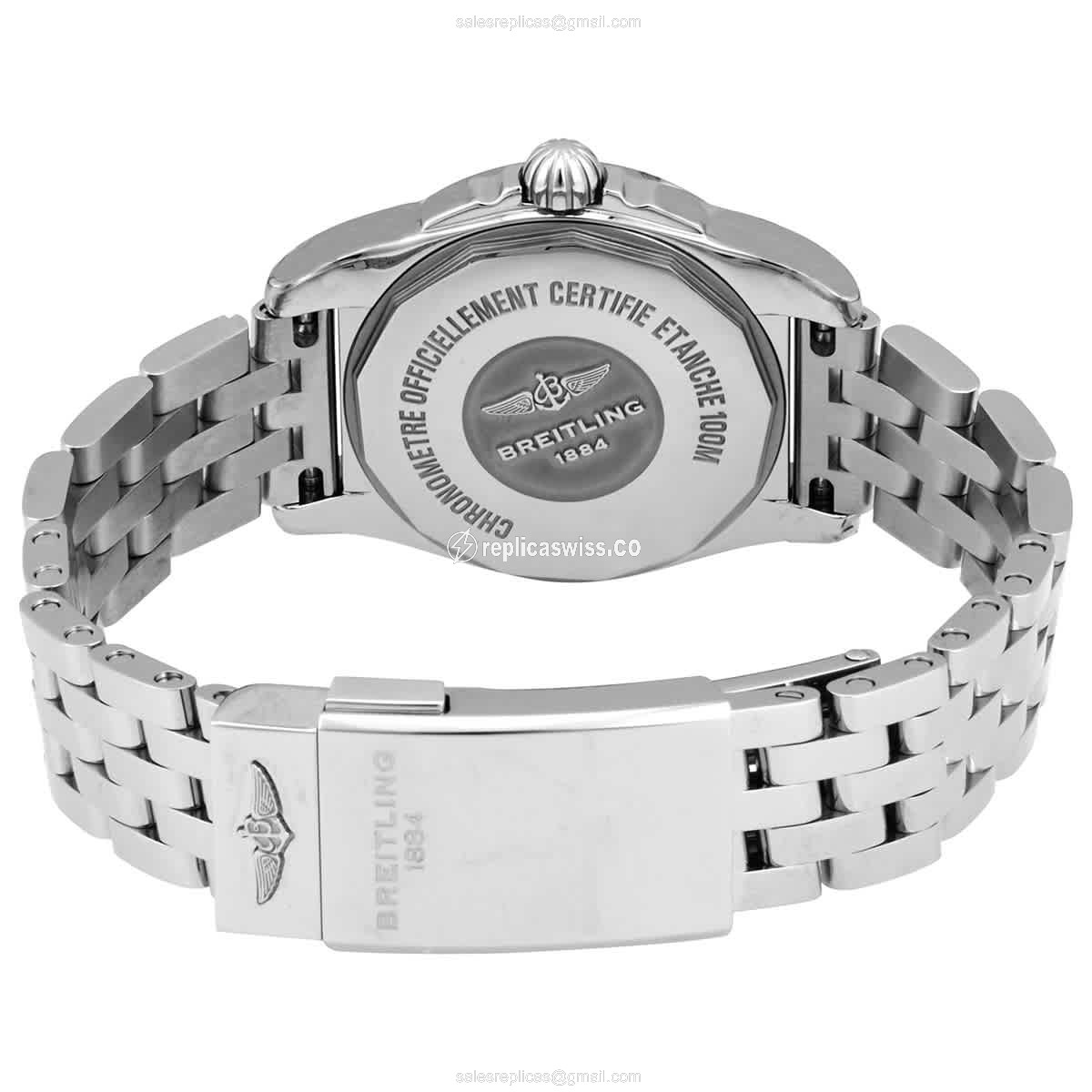 Breitling Galactic - Quartz - Steel - Black - Silver Clasp - 41mm - View 3