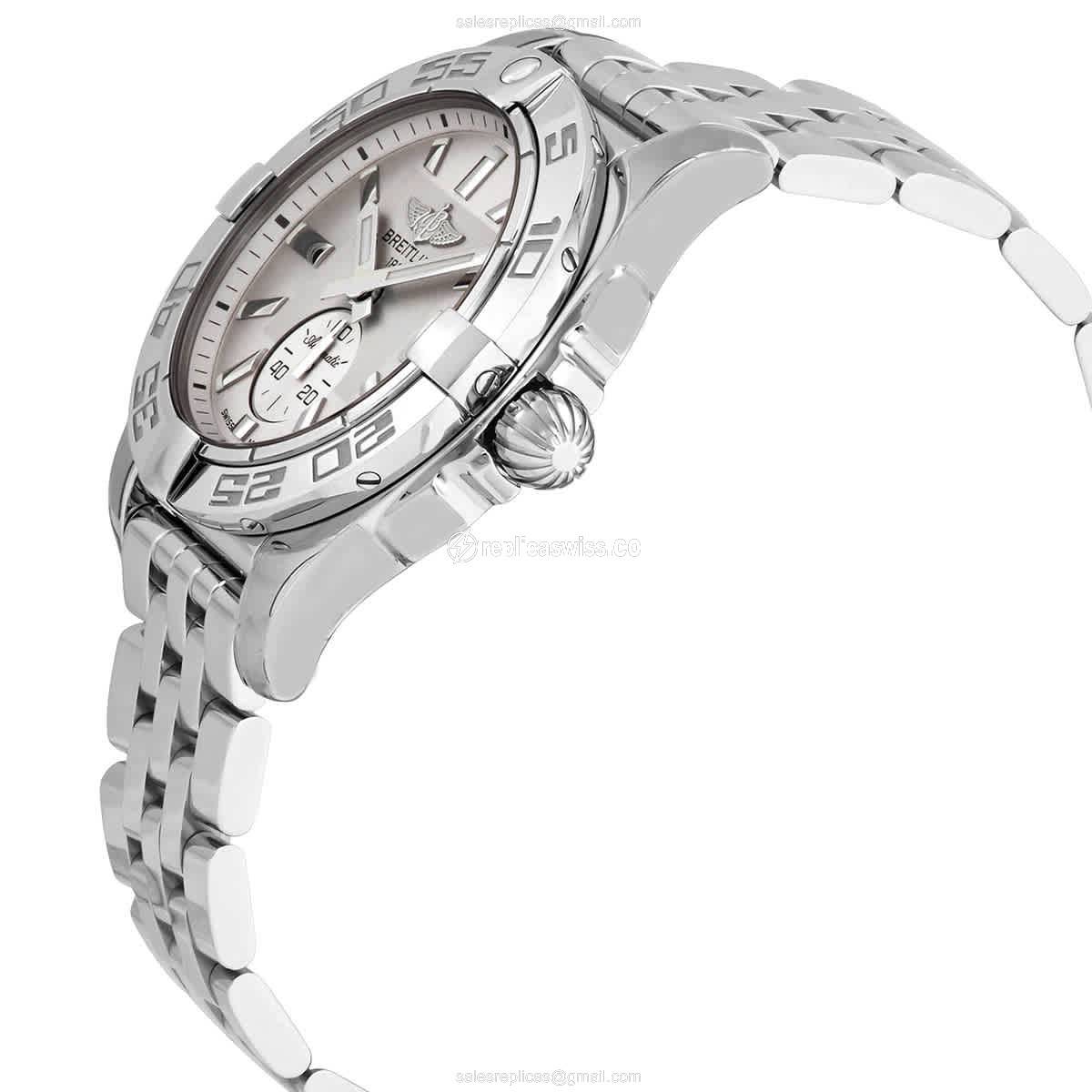 Breitling Galactic Replica - Automatic - Steel Case - Silver Dial - View 2