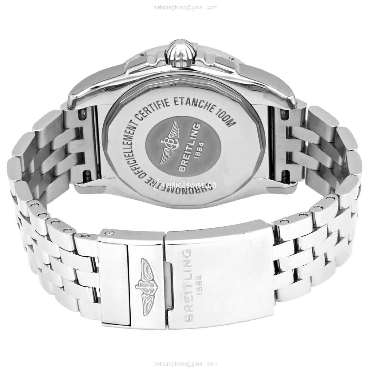 Breitling Galactic Replica - Automatic - Steel Case - Silver Dial - View 3