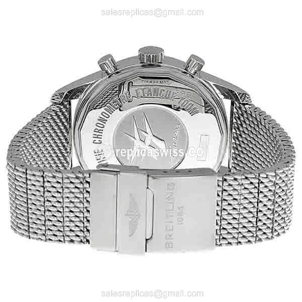 Breitling AB0510U4-BB62-152A Transocean Chrono - Auto - Black Dial - Steel Case & Band - View 3