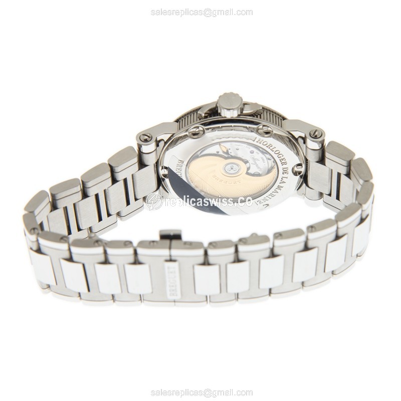 Breguet 5817ST/12/SMO MARINE Automatic - Silver Dial - Steel Case - Silver Strap - View 4