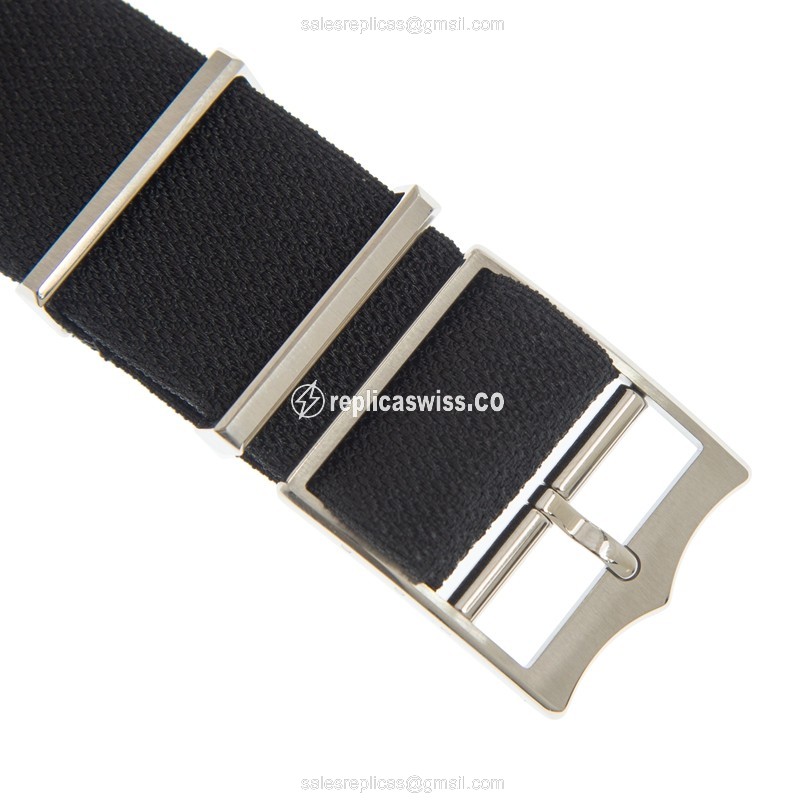 Tudor Black Bay 41 Replica - Automatic - Steel Case - Black Dial - Canvas Strap - View 4