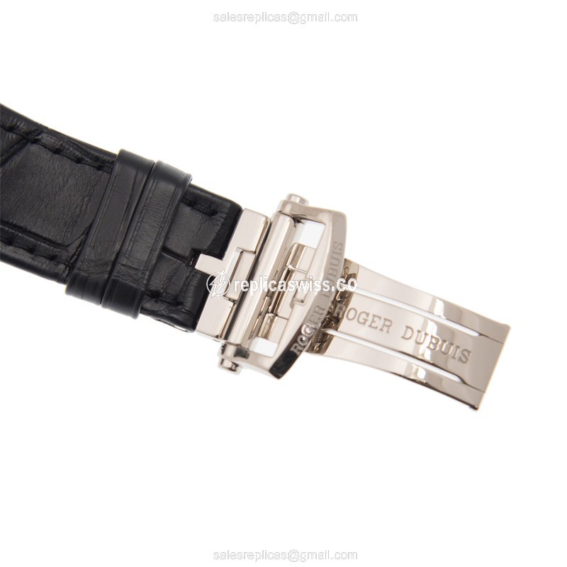 Roger Dubuis RDDBEX0507 EXCALIBUR - Automatic - Steel Case - Skull Dial - Black Alligator Strap - View 4