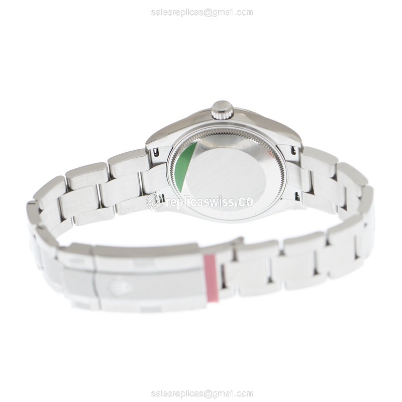 Rolex 277200-0005 Replica - Automatic | Steel Case | Yellow Dial | Silver Clasp & Steel Strap - View 4